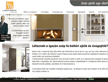 Tablet Screenshot of lenteam.hu